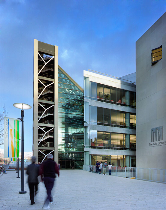 Salt Lake City Library Streetscape